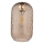 Vervangend glas voor kroonluchter en wandlamp PESCARA, E27, Ø 14 cm, rookbruin