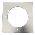 Vervangend glas voor plafondlamp 20x20 cm crème