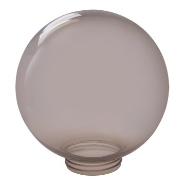 Vervangende kap voor wandlamp, rookglas, voor E27 lampen, diameter 20 cm