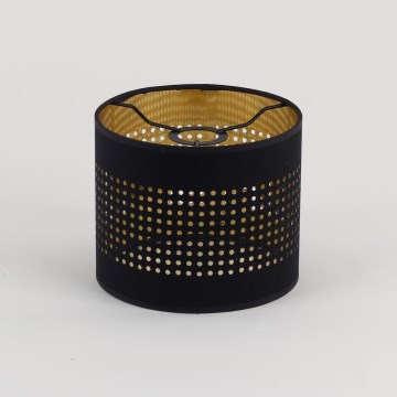 Vervangende lampenkap voor kroonluchter BOGART E27, Ø 16 cm, zwart/goud
