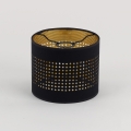 Vervangende lampenkap voor kroonluchter BOGART E27, Ø 20 cm, zwart/goud