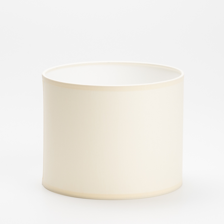 Vervangende lampenkap voor kroonluchter en tafellamp DEVA E27 16x20 cm crème