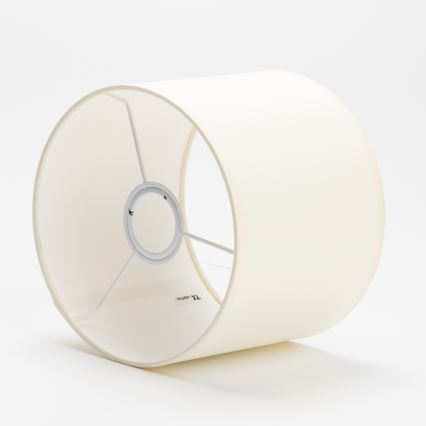 Vervangende lampenkap voor kroonluchter en tafellamp DEVA E27 16x20 cm crème