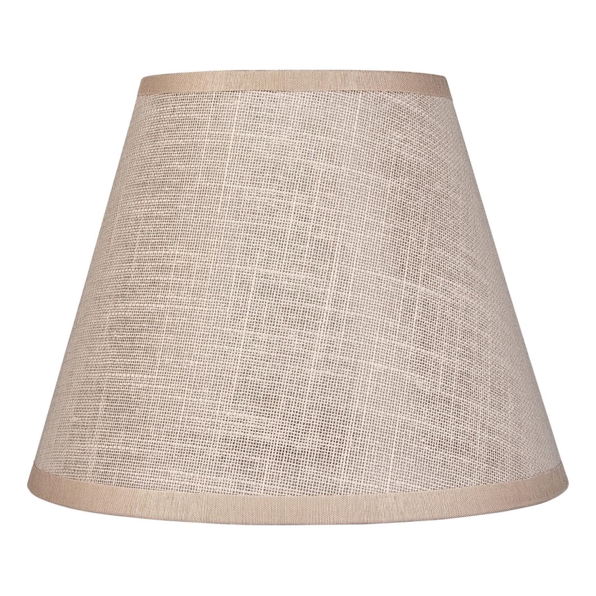 Vervangende lampenkap voor kroonluchter en wandlamp ANTONIO E14 120x150 mm beige