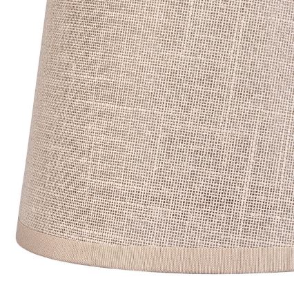 Vervangende lampenkap voor kroonluchter en wandlamp ANTONIO E14 150x120 mm beige