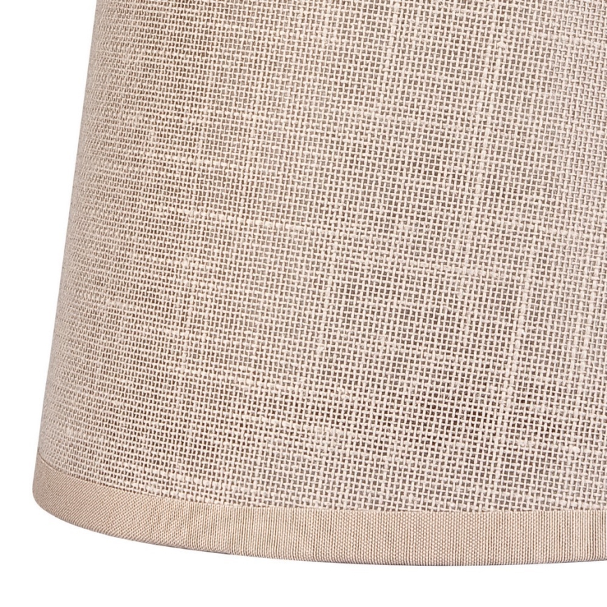 Vervangende lampenkap voor kroonluchter en wandlamp ANTONIO E14 150x120 mm beige