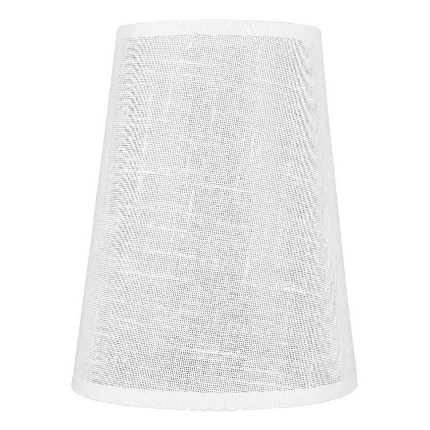 Vervangende lampenkap voor kroonluchter en wandlamp ANTONIO E14 150x120 mm wit