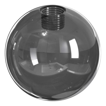 Vervangende lampenkap voor kroonluchter en wandlamp ROSSI diameter 14 cm grijs/gerookt