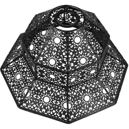 Vervangende lampenkap voor kroonluchter SAMIRA E27 diameter 33 cm zwart