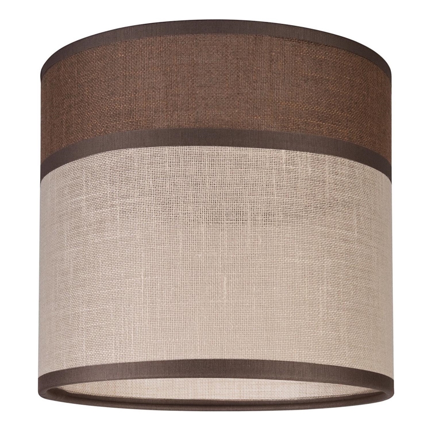 Vervangende lampenkap voor kroonluchter, vloerlamp en wandlamp ANDREA E27 diameter 16 cm bruin/beige