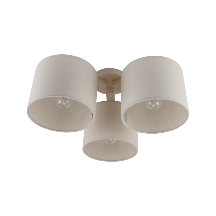 Vervangende lampenkap voor plafondarmatuur WALEC E27, Ø 20 cm, beige