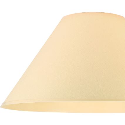 Vervangende lampenkap voor tafellamp E14 21x11 cm geel