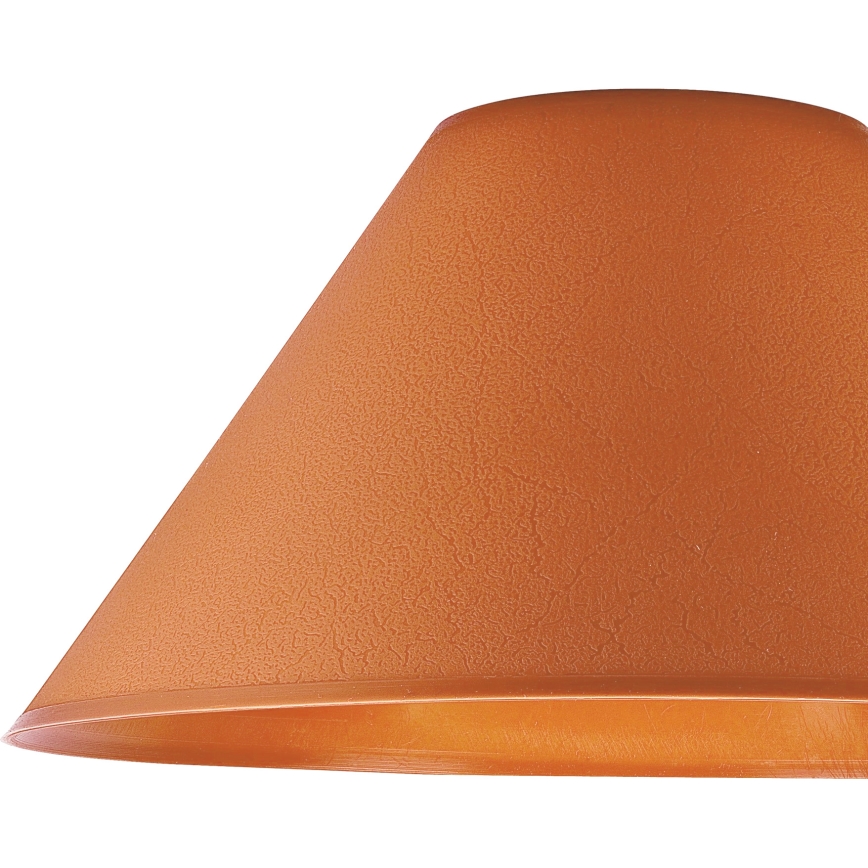 Vervangende lampenkap voor tafellamp E14 21x11 cm oranje