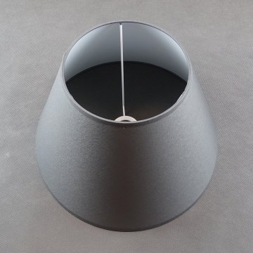 Vervangende lampenkap voor tafellamp E27 24x40 cm, grijs
