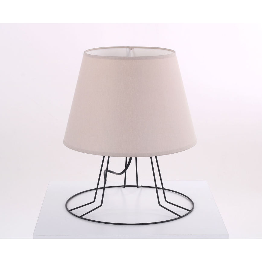 Vervangende lampenkap voor tafellamp E27 Ø 30 cm, beige