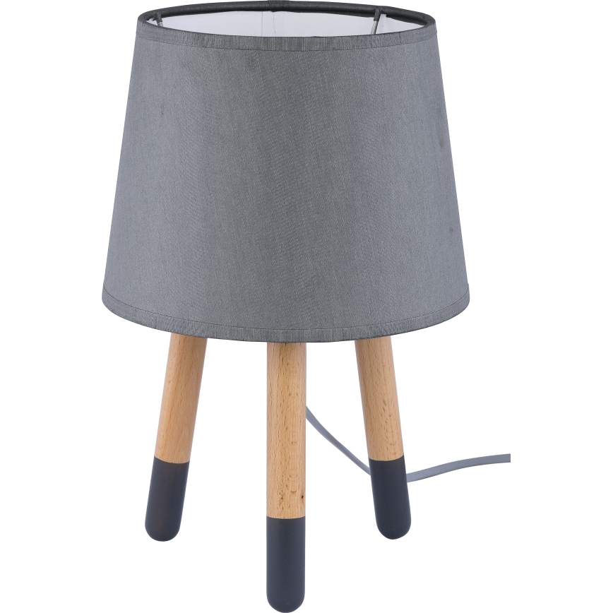 Vervangende lampenkap voor tafellamp LAMA E27 Ø 15 cm, grijs