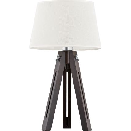 Vervangende lampenkap voor tafellamp LORENZO E27 20x26 cm wit