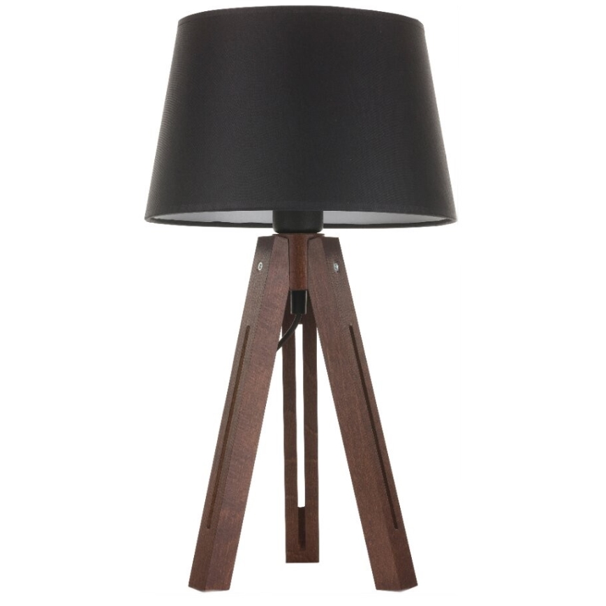 Vervangende lampenkap voor tafellamp LORENZO E27 20x26 cm zwart