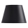 Vervangende lampenkap voor tafellamp PICO E14, Ø 18 cm, zwart