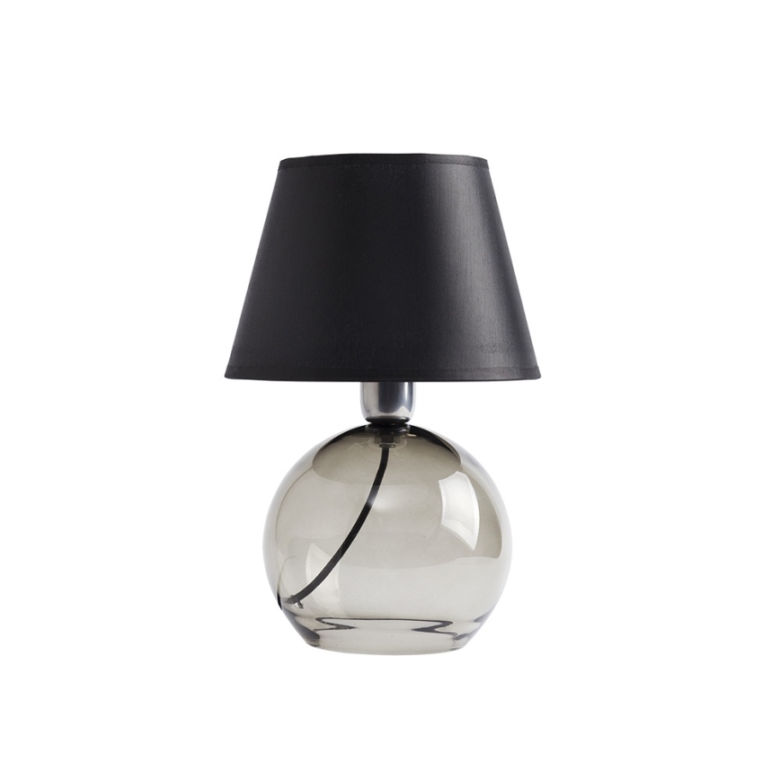 Vervangende lampenkap voor tafellamp PICO E14, Ø 18 cm, zwart