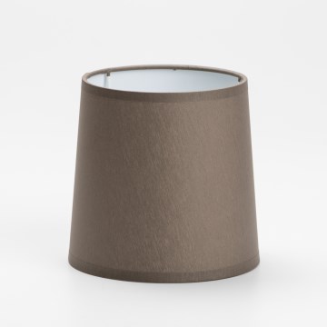 Vervangende lampenkap voor tafellamp STOZEK E27 16x16 cm bruin