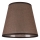 Vervangende lampenkap voor wandlamp LORENZO E27 diameter 16 cm bruin