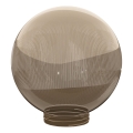 Vervangende lampenkap voor wandlamp PARK E27 diameter 20 cm prisma rook