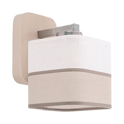 Vervangende lampenkap voor wandlamp TONI E27, beige/wit