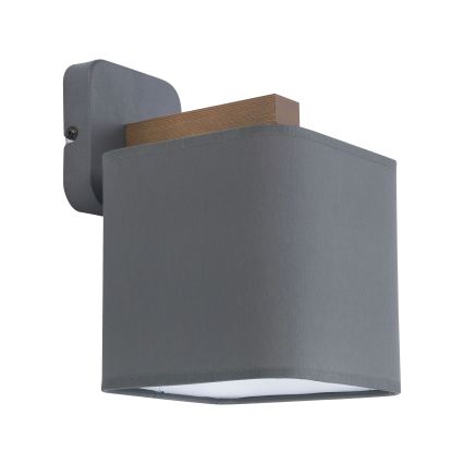 Vervangende lampenkap voor wandlamp TORA E27, grijs