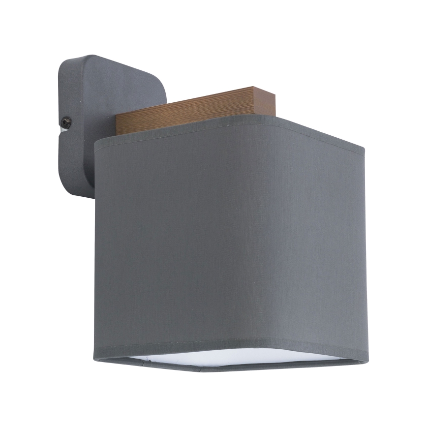 Vervangende lampenkap voor wandlamp TORA E27, grijs