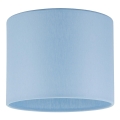 Vervangende universele lampenkap CILINDER E27 Ø 20 cm blauw