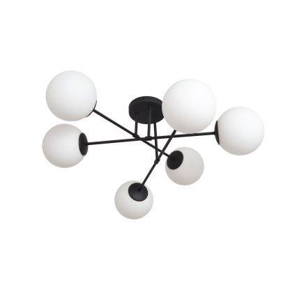 Vervangingsglas universeel MOON E27 Ø 16 cm wit