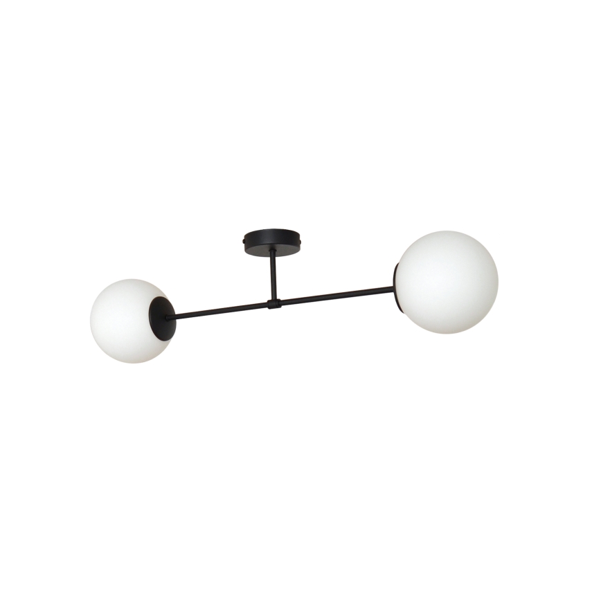 Vervangingsglas universeel MOON E27 Ø 16 cm wit