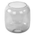 Vervangingsglas voor kroonluchter E27, Ø 14 cm, rookgrijs