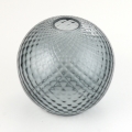 Vervangingsglas voor kroonluchter en wandlamp DEVON E27, Ø 18 cm, rookgrijs