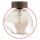 Vervangingsglas voor kroonluchter en wandlamp LAVA G9, rookbeige