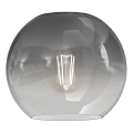 Vervangingsglas voor kroonluchter en wandlamp MONTE E27 diameter 15 cm gerookt
