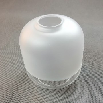 Vervangingsglas voor kroonluchter MARCO E27 Ø 14 cm, wit/helder
