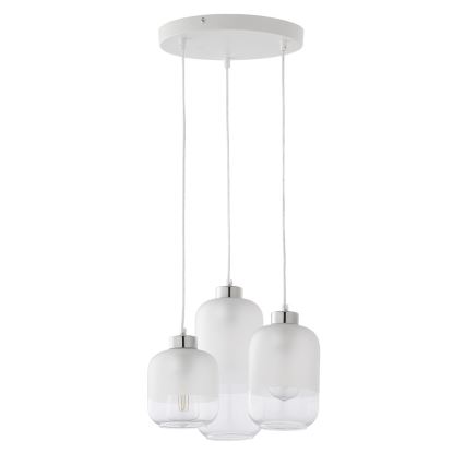 Vervangingsglas voor kroonluchter MARCO E27 Ø 14 cm, wit/helder