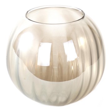 Vervangingsglas voor kroonluchter OTTICO E27 Ø 18 cm, rookbruin
