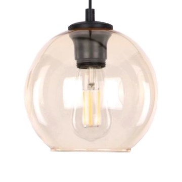 Vervangingsglas voor kroonluchter POBO G9, Ø 14 cm, rookbeige