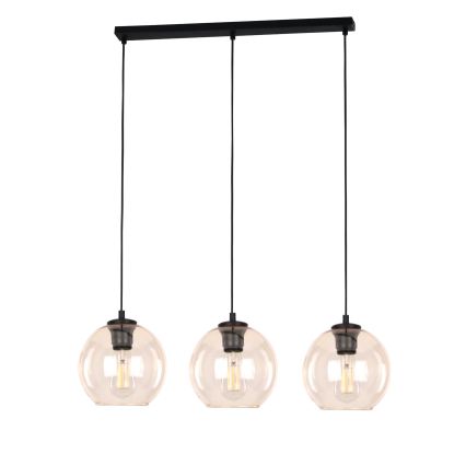 Vervangingsglas voor kroonluchter POBO G9, Ø 14 cm, rookbeige