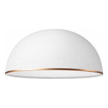 Vervangingsglas voor kroonluchter RETRO, ANTICO E27 Ø 30 cm, wit/brons