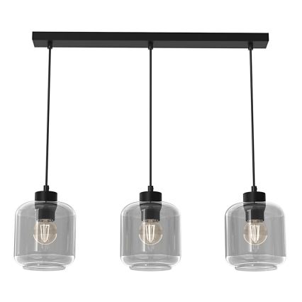 Vervangingsglas voor kroonluchter SOMBRA E27, Ø 16 cm, rookgrijs