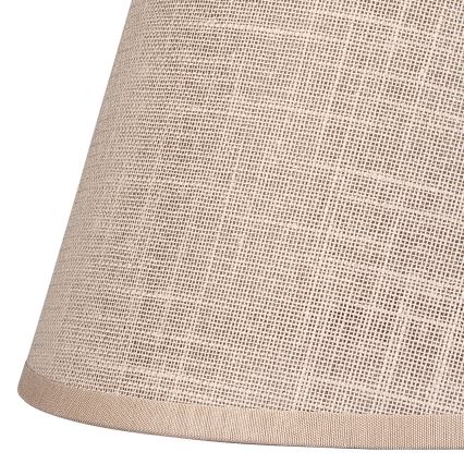 Vervangingslampenkap voor kroonluchter en wandlamp ANTONIO E14 120x150 mm beige