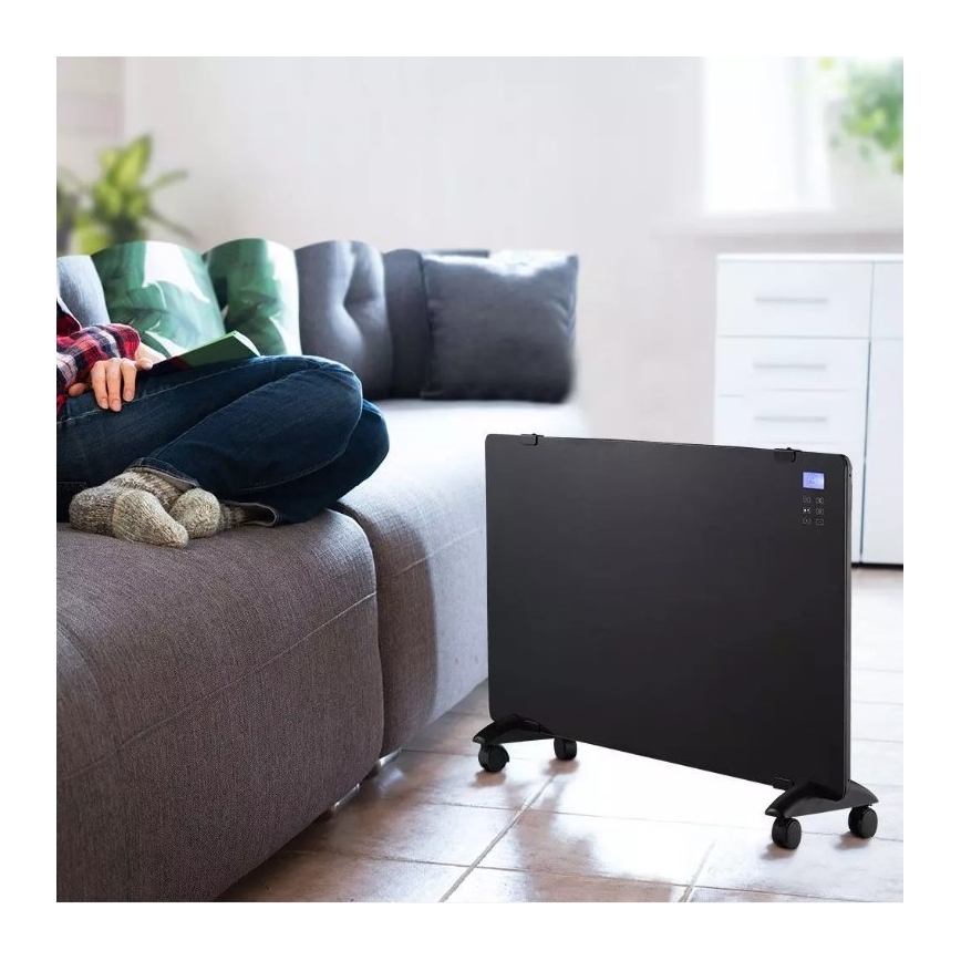 Verwarming 2000W/230V LCD scherm IP24 + AB