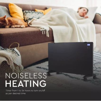 Verwarming 2000W/230V LCD scherm IP24 + AB