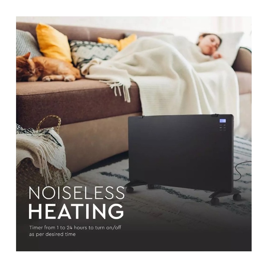 Verwarming 2000W/230V LCD scherm IP24 + AB