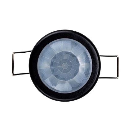 Verzonken bewegingssensor PIR 360° 400W/230V zwart