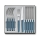 Victorinox - Bestekset SWISS MODERN, 12-delig, blauw